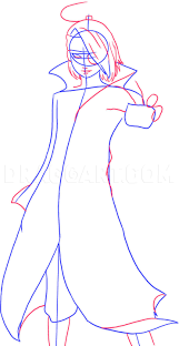 Submitted 3 months ago by fugcheese. How To Draw Deidara Coloring Page Trace Drawing
