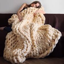 Big and cozy blankets and more. Super Chunky Knit Blanket Not Sold In Stores