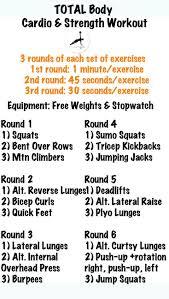Full Body Cardio Strength Edited 2 Jpg Strength Workout Full Body Cardio At Home Workout Plan