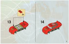 Lego 8200 Lightning Mcqueen Instructions Cars