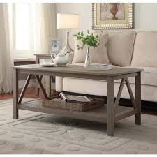 Linon Home Decor Titian Driftwood Coffee Table 86151gry01u Linon Home Decor Coffee Table Pine Coffee Table