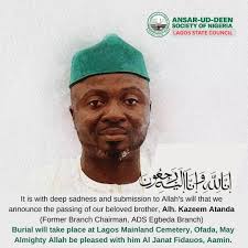 Inna Lillahi wa inna ilayhi raji'un Inna lillahi wa inna ilayhi raji'un  (Arabic: إِنَّا لِلَّٰهِ وَإِنَّا إِلَيْهِ رَاجِعُونَ‎, ʾinnā li-llāhi  wa-ʾinna ʾilayhi rājiʿūna) is a phrase mentioned in verse 2:156[a] of the