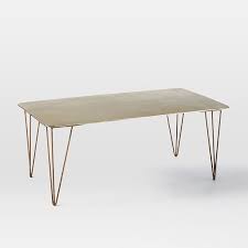 Supplies you'll need to build a pallet coffee table with hairpin legs Brass Hairpin Coffee Table