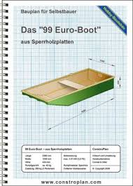 Bauplan 99 Euro Boot Bootsbau Boote Modellboot