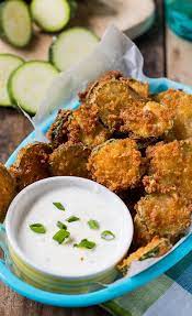 Fried Zucchini Chips Spicy Southern Kitchen Recipe Appetizer Recipes Zucchini Fries Fried Zucchini Chips