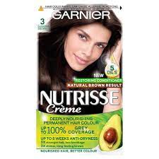 Schwarzkopf simply color 3.0 darkest brown permanent hair color kit. Garnier Nutrisse Darkest Brown Permanent Hair Dye Tesco Groceries
