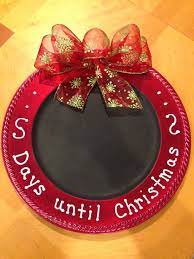 Using two clear rulers, i find the center of the plate. Christmas Charger Plate Xmas Crafts Christmas Crafts Holiday Crafts