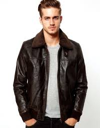 Billy Austin Bomber Jacket With Faux Fur Leather Jacket Men Fur Jacket Mens Stylish Leather Jacket