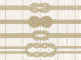 Sailor Knot Dividers Set Nautical Rope Infinity Sign Rope Border Tying The Knot Graphic Design Element For Wedding Invitations Baby Shower Birthday Card Scrapbooking Logo Etc Royalty Free Cliparts Vetores E Ilustracoes