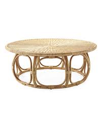Outdoor wicker material with glass top included. Anguilla Rattan Coffee Table Serena And Lily