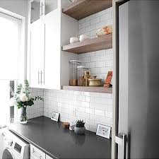 We did not find results for: Kitchen Trend Open Shelving Against Tile Backsplash Tileist By Tilebar