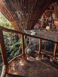 A Look Inside Azulik Tulum Treehouse Eco Resort Resort Architecture Tree House Resort Forest Resort