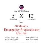 5 X 12 = 60 Min. Emergency preparedness course