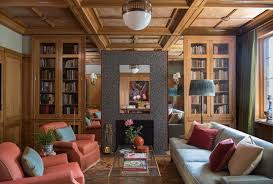 If the room is large, try creating a squarely set furniture arrangement centered on the fireplace. That Ugly Fireplace Isn T As Bad As You Think The New York Times