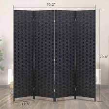 Amazon music stream millions of songs: Buy Room Divider 6ft Wall Divider Wood Screen 4 Panels Wood Mesh Hand Woven Design Room Screen Divider Indoor Folding Portable Partition Screen Black Online In Uae B0135av5xc