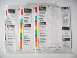 Shirt and tie card template. Pack Of 3 Avery Model 11111 Big Tab 8 Insertable Dividers Per Pack Ebay