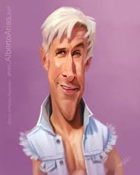 Ryan Gosling Caricature by AlbertoArias.ART