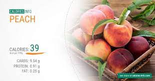 It will have the typical nutrition box, which also features a serving size; Peach Calories In 100g Oz One Peach Cup And More