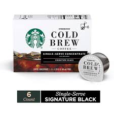 Check spelling or type a new query. Starbucks Cold Brew Coffee Signature Black Single Serve Concentrate Pods 6 Capsules Walmart Com Walmart Com