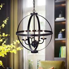 Shop Kandace Oil Rubbed Bronze Orb Pendant 17 In Overstock 13471008