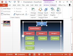 Free Animated Organizational Chart Template For Powerpoint