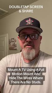 How To Hang TV With A Full Motion Mount & Hide Wires Without Using Studs.  #trendingnow #austin #atx #killeen #templetx #georgetown #lagovista #budatx  #diy #hangtv #mounttv #installtv #handyman ...