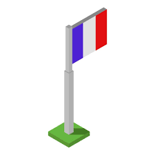 Tradução língua estrangeira interpretação da língua transcriação, idioma, diversos, inglês png. Isometrica Bandeira Da Franca Em Fundo Branco 1975542 Vetor No Vecteezy