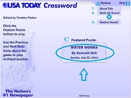 If you are looking for a quick, free, easy online crossword, you've come to the right place! Usa Today Crossword Help Guide