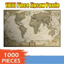 World map puzzle, blue ocean 1000 pieces. Adults Puzzles 1000 Piece Large Puzzle Game Interesting Toys Personalized Gift World Map Fp Buy At A Low Prices On Joom E Commerce Platform