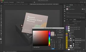 Aside from our standard offerings, we can accommodate custom sizes of your choice! Square Business Cards Mockup 01 In Stationery Mockups On Yellow Images Creative Store