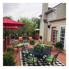 Wiest Gingham Check Black Ivory Indoor Outdoor Area Rug Reviews Joss Main Backyard Renovations Outdoor Patio Decor Patio