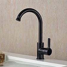 Auralum Zeitgenossig Granit Schwarz Spultisch Mischbatterie Waschtischarmatur Mit Hohem Auslauf Fur Spule Kuchen Bad W Waschbecken Waschtischarmatur Spultisch