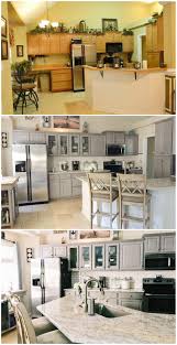 Easy Kitchen Remodel Painted Cabinets Stainless Steal Appliances Granite White Tile Bac Simple Kitchen Remodel Kitchen Remodel Layout White Tile Backsplash