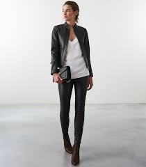 Aries Leather Jacket Reiss Leather Jackets Women Leather Jacket Outfits Jacket Outfits