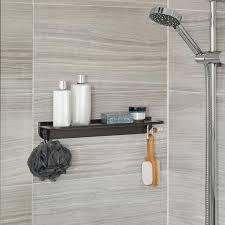 Get some ceramic tile adhesive, or thinset tile cement and apply it to the substrate with a notched trowel. Installing Shower Caddies Or Soap Holders Into Tile Fix It Friend Handyman Services In Downtown Toronto