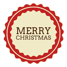 Download Merryy Christmas Round Label Transparent Png Svg Vector File PSD Mockup Templates