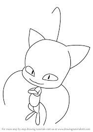 Learn How To Draw Plagg From Miraculous Ladybug Miraculous Ladybug Step By Step Drawing Hello Kitty Drawing Ladybug Coloring Page Miraculous Ladybug Anime