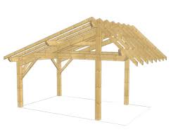 Abri Faitage Desaxe Abri Bois Abri Pour Voiture Pergola Construire Une Pergola