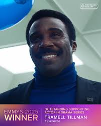 Tramell Tillman wins Outstanding Supporting Actor in a Drama Series at the  #Emmys for his role in #Severance!  https://editorial.rottentomatoes.com/article/2025-emmy-winners-77th-primetime-creative-arts-emmy-winners/?cmp=TWRT_Edit_Awards_Emmys_Winners