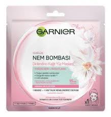Garnier Nem Bombasi Dinlendirici Kagit Yuz Maskesi Hassas Ve Kuru Ciltler Icin Kuru Cilt Serum Maskeler