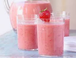 Strawberry Breakfast Smoothie Pink Smoothie Perfect Smoothie Smoothie Drinks