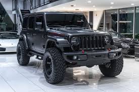 Used 2018 Jeep Wrangler Unlimited Rubicon Jl Upgrades Loaded W Options For Sale Special Pricing Chicago Motor Cars Stock 17195