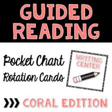 Guided Reading Pocket Chart Rotation Cards