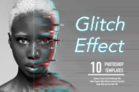 Download Glitch Effect Set For Photoshop Graphic By Billcreativestore Creative Fabrica SVG Cut Files
