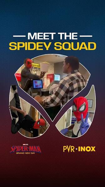 India's first shows begin here. 🕸️ Spider-Man: Brand New Day — grand red carpet premiere at Allu Cinemas, in collaboration with Sony Pictures India. On Indias largest Dolby Cinema screen. 29th July.