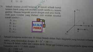 Soal latihan kemagnetan kelas 9 merupakan media berlatih siswa untuk mengukur tingkat pemahaman siswa tentang materi kemagnetan. Soal Gaya Lorentz Kelas 9 Jawabanku Id
