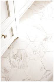 Floor Pattern And Tile Size Of Carrara Marble Tight Grout Lines Are A Must Modernflooring Fl Patterned Bathroom Tiles Colorful Bathroom Tile Tile Bathroom