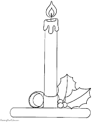 Christmas Candle Coloring Pages Christmas Coloring Pages Christmas Stencils Colorful Candles