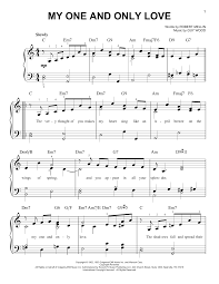 My one and only love. My One And Only Love Von Louis Armstrong Download Klaviernoten