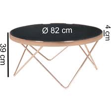 Jeden tag werden tausende neue, hochwertige bilder hinzugefügt. Finebuy Couchtisch Glas O 82 Cm Metall Wohnzimmertisch Modern Glastisch Rund Sofatisch Wohnzimmer Schwarz
